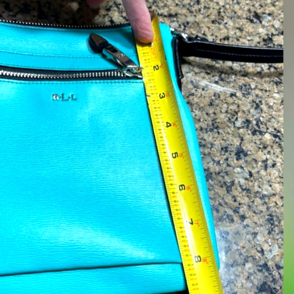 Lauren Ralph lauren tiffany blue crossbody - Picture 4 of 7